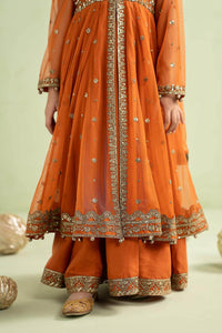 03 Piece  Embroidered Chiffon Suit - Ready to Wear