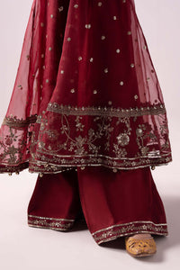03 Piece Embroidered Chiffon Suit - Ready  To Wear