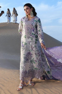 03-Piece Printed Lawn Suit With Embroidery | Ready To Wear