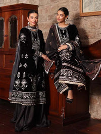 Luxury Velvet 3 Pcs Suit | Ready To Wear
