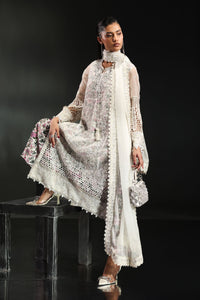 Ethereal Ivory Organza Ready to Wear Sequence Festive Suit