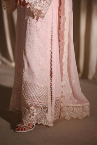 Light Pink Embroidered Chiffon Suit | Ready to Wear