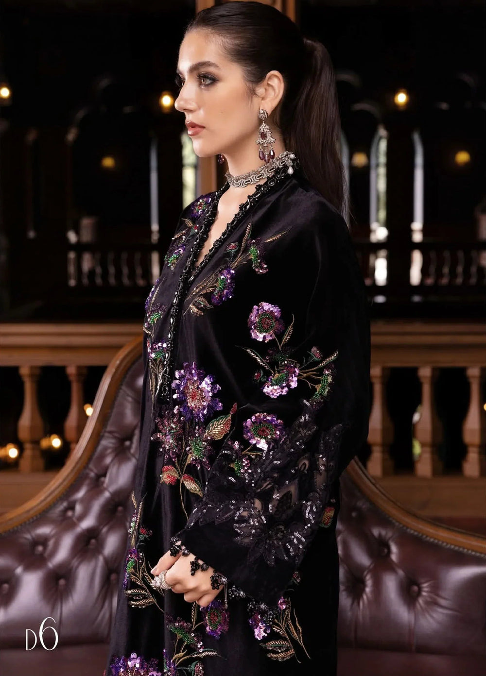 Embellished Velvet 3-Piece Suit | Ready to Wear