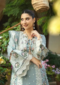 03-Piece Embroidered Lawn Suit With Net Dupatta | Ready To Wear