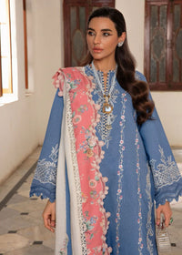 03-Piece Embroidered Lawn Suit With Chiffon Dupatta | Ready To Wear