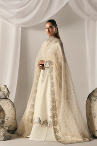 03-Piece Embroidered Lawn Suit With Printed Chiffon Dupatta | Ready To Wear