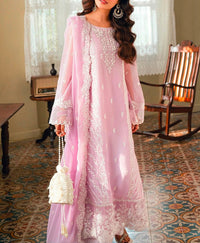 Chiffon 3-Piece Suit with Embroidered Neckline & Chiffon Dupatta | Ready to Wear