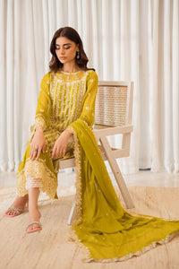 03-Piece Embroidered Chiffon Suit | Ready To Wear