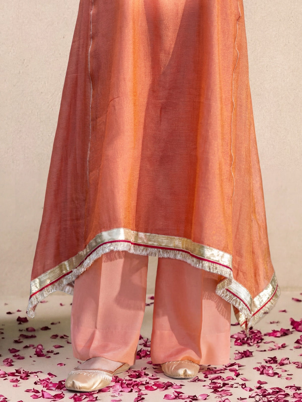 MISHRY - PEACH KURTA SET