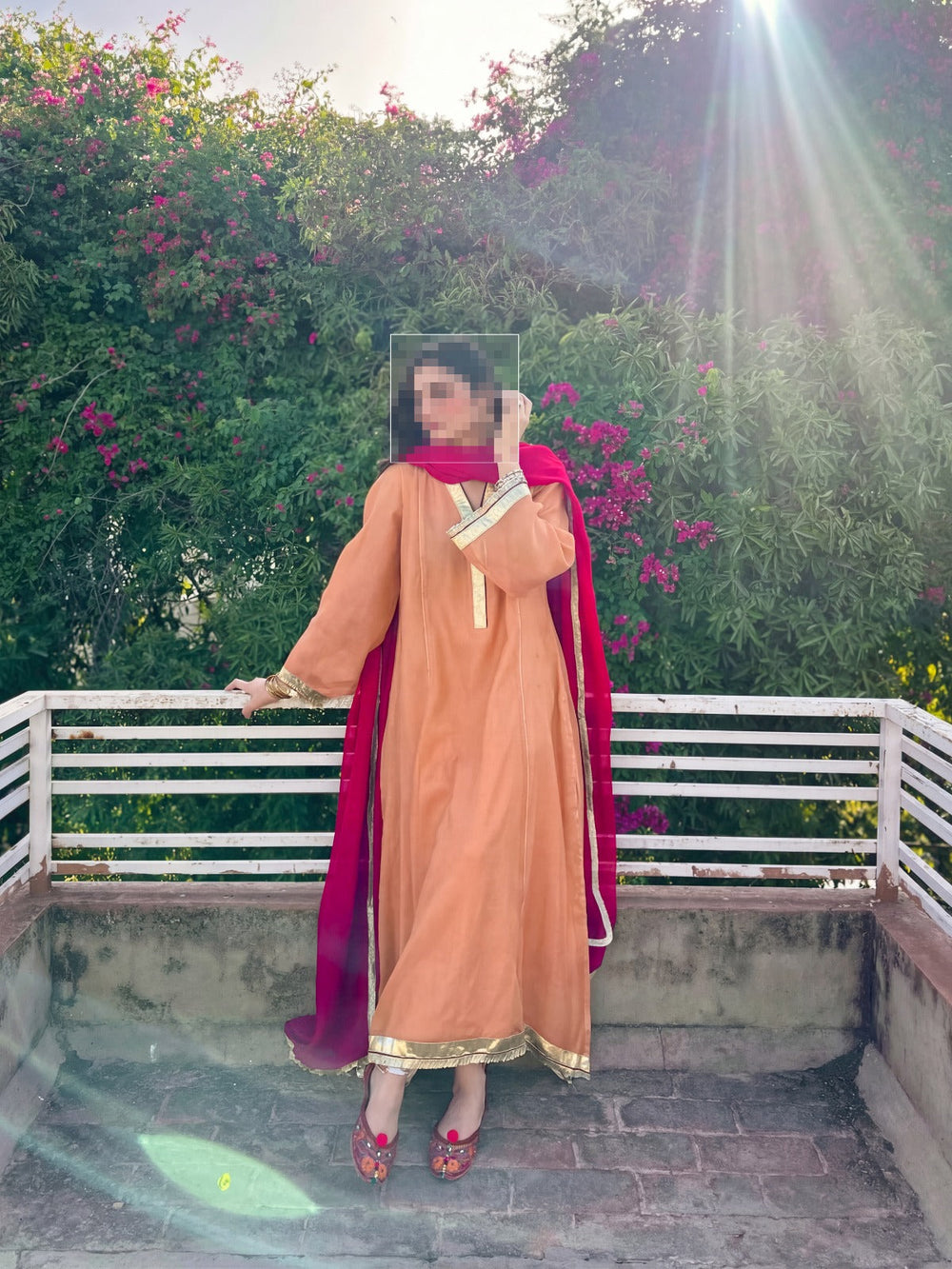 MISHRY - PEACH KURTA SET