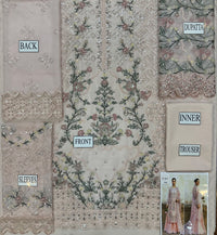 Blush Pink Embroidered Chiffon Suit |Ready to Wear