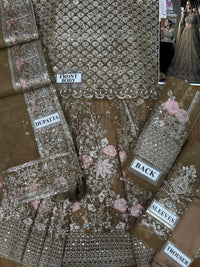 Net Frock Set with Sequence and Pearl Work | Ready to Wear