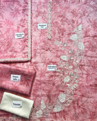 Blush Pink Sheesha Silk Embroidered Festive Suit | RTW