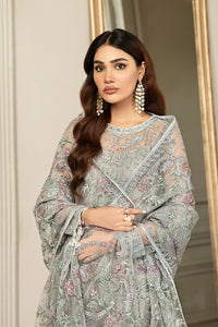 03-Piece Embroidered Net Suit | Ready To Wear
