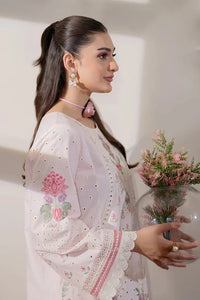 03-Piece Lawn Suit With Organza Dupatta | Ready To Wear