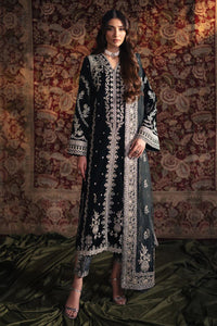 Royal Spangle Embroidered Velvet 3-Piece Suit | Ready to Wear